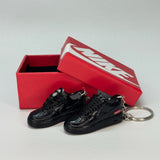 air force 1 | mini sneakers | keychain trend | Sneakerhead | af1 | black | supreme