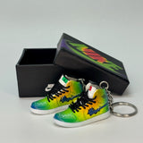 air jordan 1 | mini sneakers | keychain trend | Sneakerhead | balvin | yellow | green | blue | white | black | nike AJ1