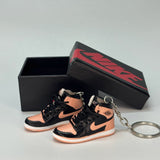 air jordan 1 | mini sneakers | keychain trend | Sneakerhead | crimson tint | black | nike AJ1