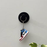 air jordan 1 | nike AJ1 | sneaker keychain | miniature box | sneaker collector | sneaker accessories | fearless | high | red | blue | white