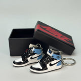 air jordan 1 | mini sneakers | keychain trend | Sneakerhead | black | blue | white | obsidian