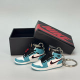 air jordan 1 | mini sneakers | keychain trend | Sneakerhead | nike aj1 | red swoosh | blue | black | white | unc
