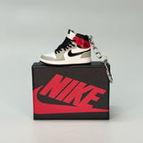air jordan 1 | nike AJ1 | sneaker keychain | miniature box | sneaker collector | sneaker accessories | union | red | grey | black