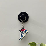 air jordan 1 | nike AJ1 | sneaker keychain | miniature box | sneaker collector | sneaker accessories | red | white | blue