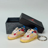 air jordan 4 | mini sneakers | keychain trend | Sneakerhead | Keychains for Bags | nike aj4 | guava | union