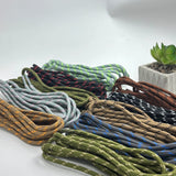 Stylish dash laces set showing trendy two tone sneaker shoelaces for Jordans Dunks and casual sneakers