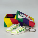 dunk | mini sneakers | keychain trend | Sneakerhead | nike dunk low | custom | green | white