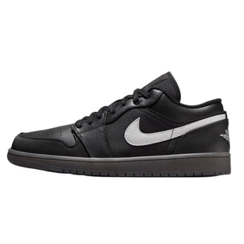 Jordan 1 Low Black White Dark Snoke Grey