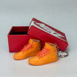 air jordan 1 | mini sneakers | keychain trend | Sneakerhead | nike AJ1 | orange | red