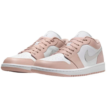 Nike Air Jordan 1 Low Particle Beige Crimson Tint