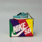 Sneaker Keychain | Keychain | Sneaker Accessories | Nike SB Dunk Low Gulf Sneaker | Keychains for Car | Keychains for Bags
