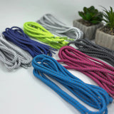 Reflective laces for Yeezy 350 | Glow in the dark round laces | Shiny shoe laces | Laces for Air Force 1 | Colours