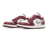Jordan 1 Low White Bordeaux