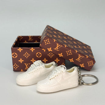air force 1 | mini sneakers | keychain trend | Sneakerhead | nike AF1 | triple white| white