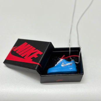 AF1 Off-White Blue Low | Sneaker Pendant | Sneaker Accessories | Sneaker Chain | Imitation Jewellery | Chains for Teenagers | Jewellery for streetwear