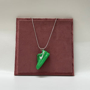AF1 Off-White Green Low | Sneaker Pendant | Sneaker Accessories | Sneaker Chain | Imitation Jewellery | Chains for Teenagers | Jewellery for streetwear