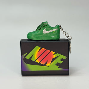 air force 1 | nike AF1 | sneaker keychain | miniature box | sneaker accessories | sneaker charm | green | air