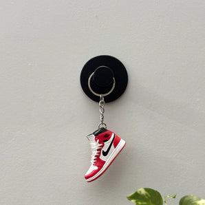 air jordan 1 | nike AJ1 | sneaker keychain | miniature box  | sneaker collector | sneaker accessories | chicago | red | white | black