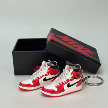 air jordan 1 | mini sneakers | keychain trend | Sneakerhead | red | white | black| chicago | high

