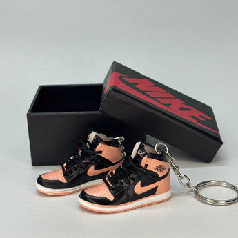 air jordan 1 | mini sneakers | keychain trend | Sneakerhead | crimson tint | black | nike AJ1
