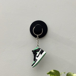 air jordan 1 | nike AJ1 | sneaker keychain | miniature box  | sneaker collector | sneaker accessories | green | glow
