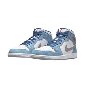 Jordan 1 Mid French Blue|Nike AJ1 French Blue Mid