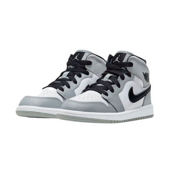 Jordan 1 Mid Light Smoke Grey|Nike AJ1 Light Smoke Grey Mid
