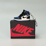 air jordan 1 | nike AJ1 | sneaker keychain | miniature box  | sneaker collector | sneaker accessories | royal | blue | black | white