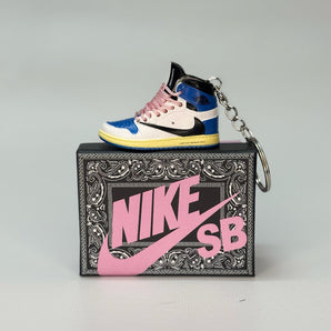 air jordan 1 | sneaker keychain | miniature sneakers | sneaker accessories | nike AJ1 | sneaker charm | travis scott fragment high