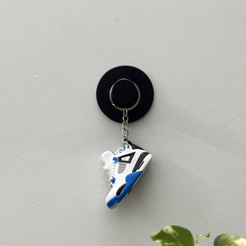air jordan 4 | mini sneakers | keychain trend | Sneakerhead | nike AJ4 | white | blue | black | navy | retro