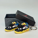 air jordan 4 | mini sneakers | keychain trend | Sneakerhead | nike | yellow | black | blue