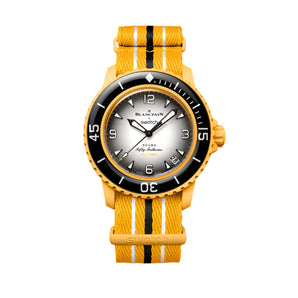 Blancpain X Swatch Pacific Ocean Bioceramic Scuba Fifty Fathoms