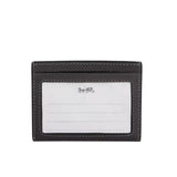 Coach Cardholder - Pebbled Leather Graphite