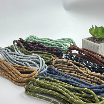 Stylish dash laces set showing trendy two tone sneaker shoelaces for Jordans Dunks and casual sneakers
