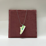 Dunk Low Custom Green Pendant | Sneaker Pendant | Sneaker Accessories | Sneaker Chain | Imitation Jewellery | Chains for Teenagers | Jewellery for streetwear