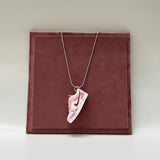 Dunk Low Custom Pink Pendant | Sneaker Pendant | Sneaker Accessories | Sneaker Chain | Imitation Jewellery | Chains for Teenagers | Jewellery for streetwear