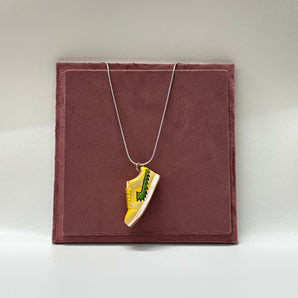Dunk Low SB Grateful Dead Yellow Pendant | Sneaker Pendant | Sneaker Accessories | Sneaker Chain | Imitation Jewellery | Chains for Teenagers | Jewellery for streetwear