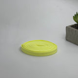 Lemon yellow premium flat laces for Nike Dunks