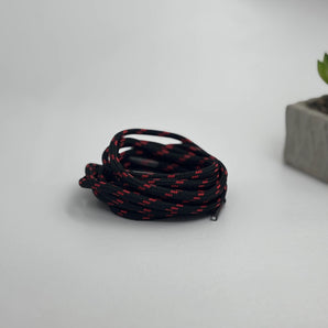 Lady Bug dash laces red and black dual color shoelaces for Jordans Dunks and streetwear sneakers India