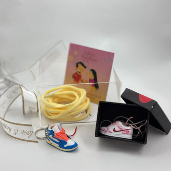 Unique Rakhi gift for brother with cool sneaker items