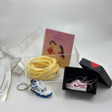Customized Rakhi combo with keychain, lace and pendant