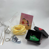 Gift set for Rakhi with sneaker pendant and colourful lace