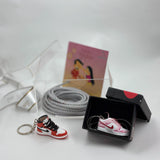 Customized Rakhi combo with keychain, lace and pendant