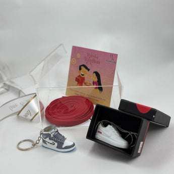 Customisable Rakhi gift hamper for fashion-loving brother