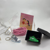 Gift set for Rakhi with sneaker pendant and colourful lace