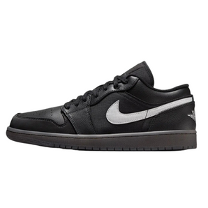 Jordan 1 Low Black White Dark Snoke Grey