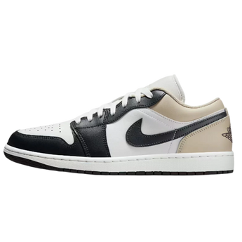 Jordan 1 Low Summit White Off Noir Rattan