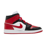 Jordan 1 Mid Bred Toe|Nike AJ1 Bred Toe Mid