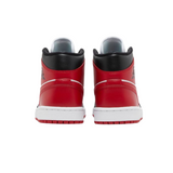Jordan 1 Mid Bred Toe|Nike AJ1 Bred Toe Mid