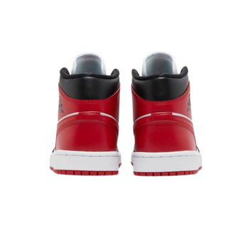 Jordan 1 Mid Bred Toe|Nike AJ1 Bred Toe Mid